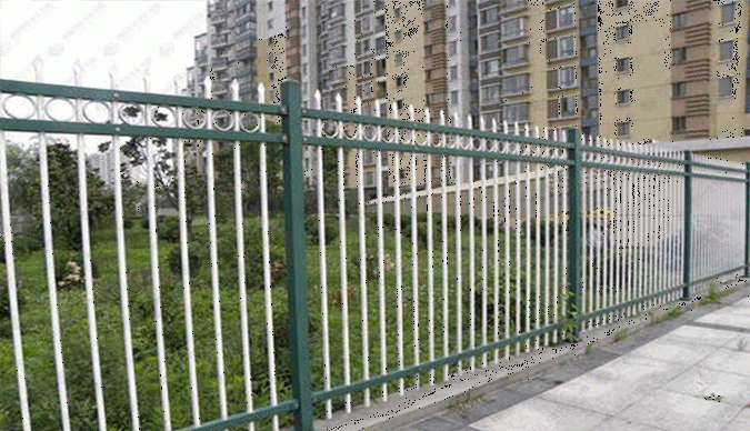 乌海高温喷塑锌钢栏杆