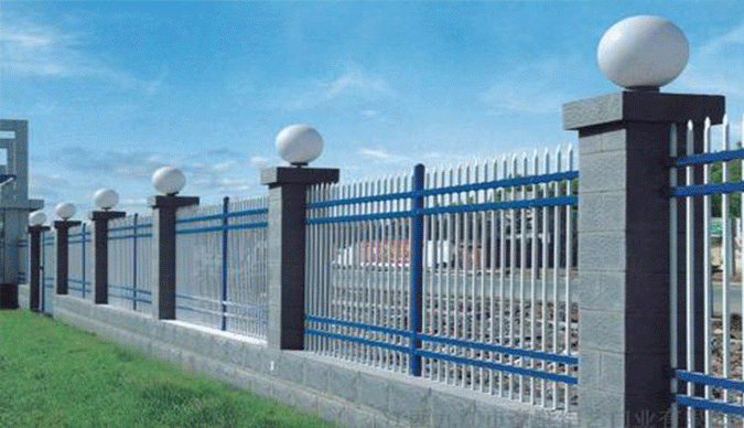乌海高温喷塑锌钢栏杆