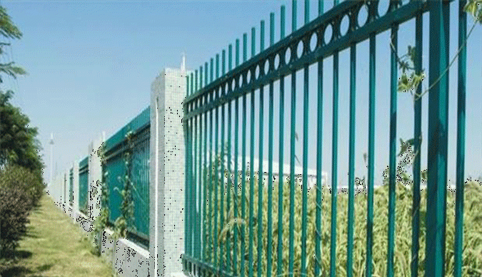 乌海高温喷塑锌钢栏杆安装